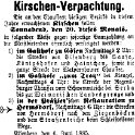 1885-06-06 Hdf Kirschenverpachtung